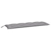 Vidaxl Garden Bench Kissen 150x50x7 cm Oxford Stoff grau