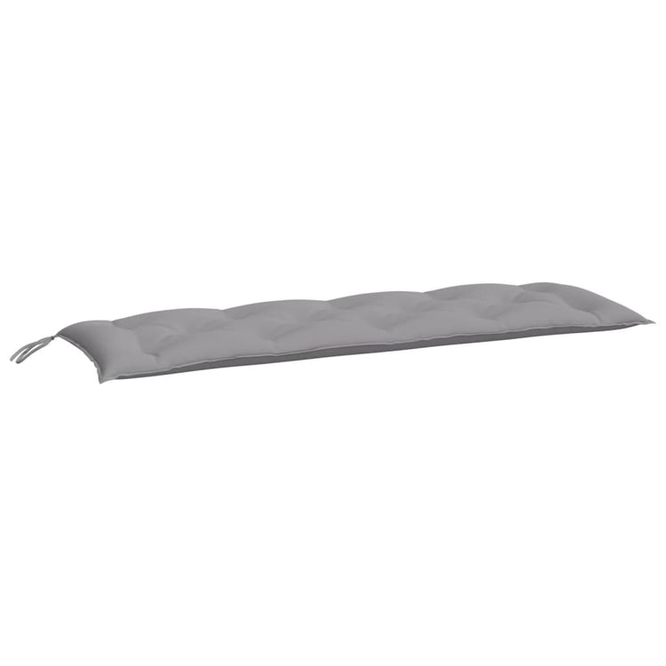 Vidaxl Garden Bench Kissen 150x50x7 cm Oxford Stoff grau