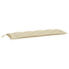 Vidaxl Gartenbank Kissen 150x50x7 cm Oxford Stoff Beige