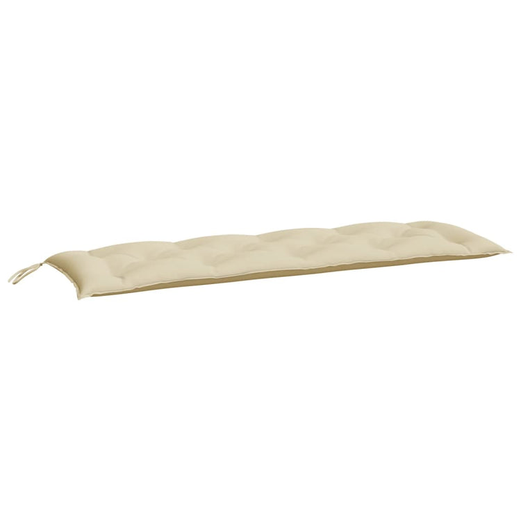 Vidaxl Gartenbank Kissen 150x50x7 cm Oxford Stoff Beige