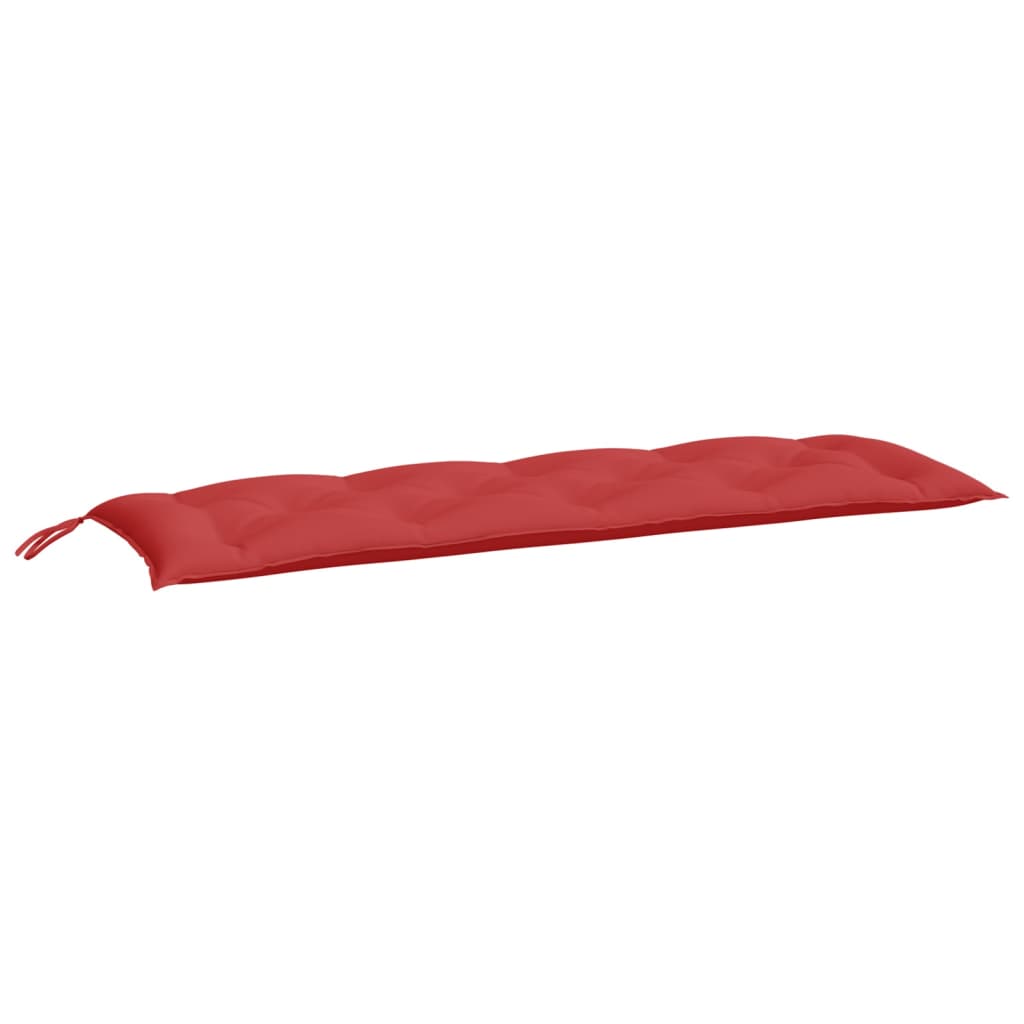 Vidaxl Gartenbank Kissen 150x50x7 cm Oxford Stoff rot