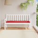 Vidaxl Gartenbank Kissen 150x50x7 cm Oxford Stoff rot