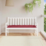 Vidaxx Gartenbankauflage 150x50x7 cm Oxfordstoff weinrot - afbeelding 1
