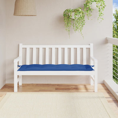 Vidaxl Garden Bench Kissen 150x50x7 cm Oxford Stoff Blau