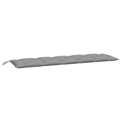Vidaxl Garden Bench Kissen 180x50x7 cm Oxford Stoff grau