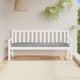 Vidaxl Garden Bench Kissen 180x50x7 cm Oxford Stoff grau