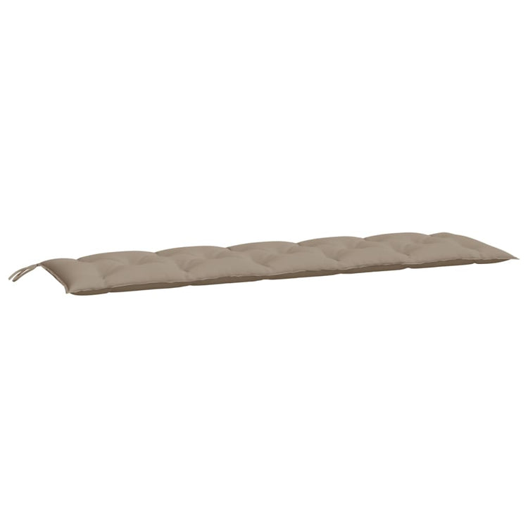 Vidaxl Gartenbank Kissen 180x50x7 cm Oxford Stofftaupe