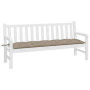 Vidaxl Gartenbank Kissen 180x50x7 cm Oxford Stofftaupe - afbeelding 3
