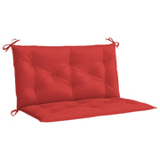 Vidaxl Gartenbankkissen 100x (50+50) x7 cm Oxford Stoff rot - afbeelding 2