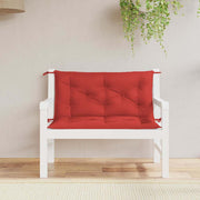 Vidaxl Gartenbankkissen 100x (50+50) x7 cm Oxford Stoff rot - afbeelding 3