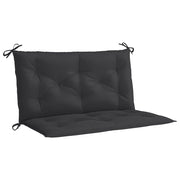Vidaxl Gartenbankkissen 100x (50+50) x7 cm Oxford Stoff schwarz - afbeelding 2