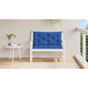 VidaXL Gartenbankauflage 100x(50+50)x7 cm Oxford-Stoff blau