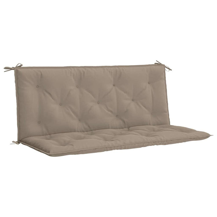 VidaXL Gartenbankauflage 120x(50+50)x7 cm Oxford-Stoff Taupe