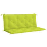 VidaXL Gartenbankkissen 120x(50+50)x7 cm Oxford Stoff hellgrün - afbeelding 2