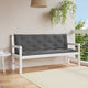 Vidaxl Gartenbankkissen 150x (50+50) x7 cm Oxford Stoffanthrazitfarbe