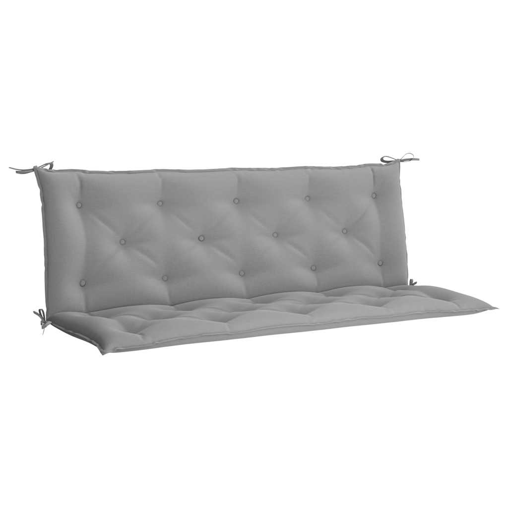 Vidaxx Gartenbankauflage 150x(50+50)x7 cm Oxford-Stoff grau