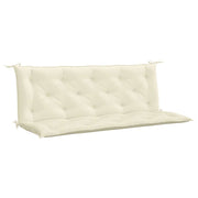 VidaXL Gartenbankkissen 150x(50+50)x7 cm Oxford Stoff cremeweiß - afbeelding 2