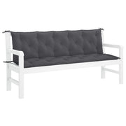 Vidaxl Garden Bench Kissen 180x (50+50) x7 cm Oxford Stoffanthrazitfarbe - afbeelding 1