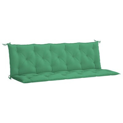 VidaXL Gartenbankkissen 180x(50+50)x7 cm Oxford Stoff Grün