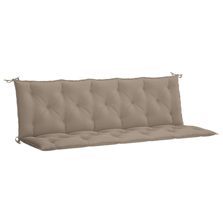 VidaXL Gartenbankauflage 180x(50+50)x7 cm Oxford-Stoff Taupe