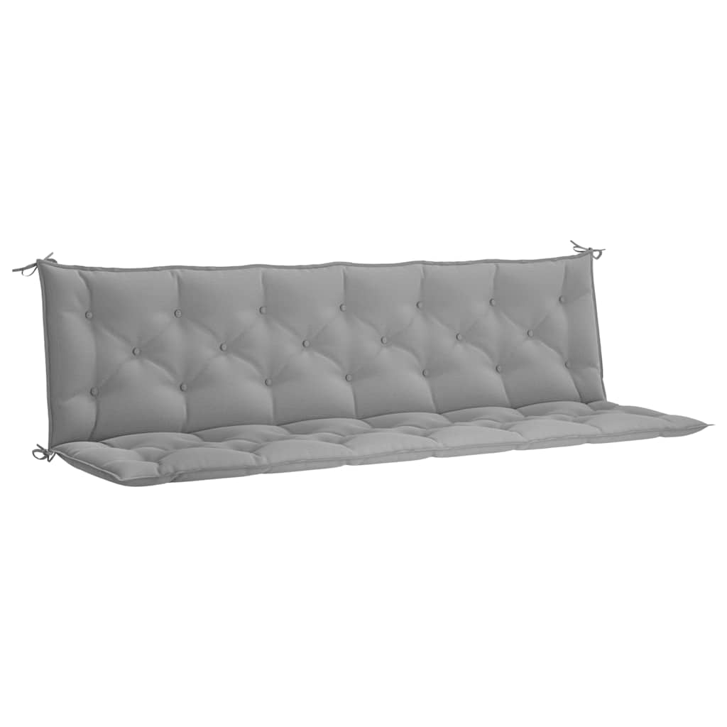 Vidaxx Gartenbankauflage 200x(50+50)x7 cm Oxford-Stoff grau