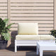Vidaxl Palettenkissen 2 St. Oxford Fabric Crèmewit
