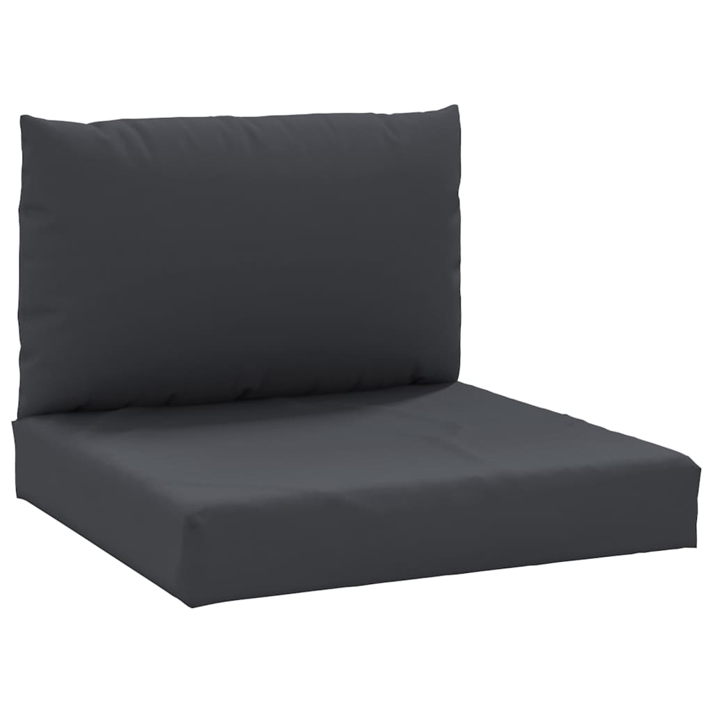 Vidaxl Palettenkissen 2 St. Stoff schwarz