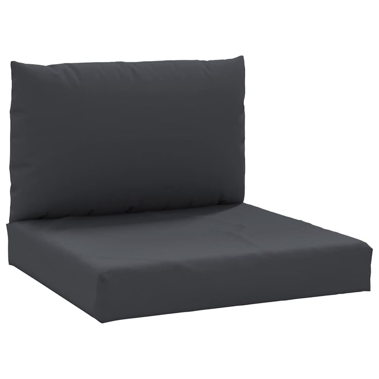 Vidaxl Palettenkissen 2 St. Stoff schwarz