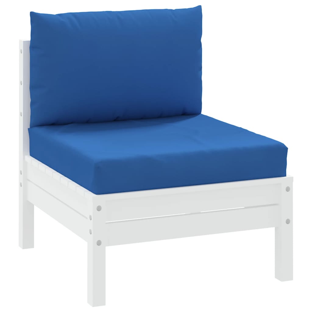 Vidaxl Palettenkissen 2 St. Oxford Stoff blau