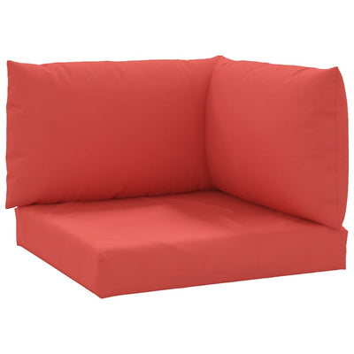 Vidaxl Palettenkissen 3 St. Oxford Stoff rot