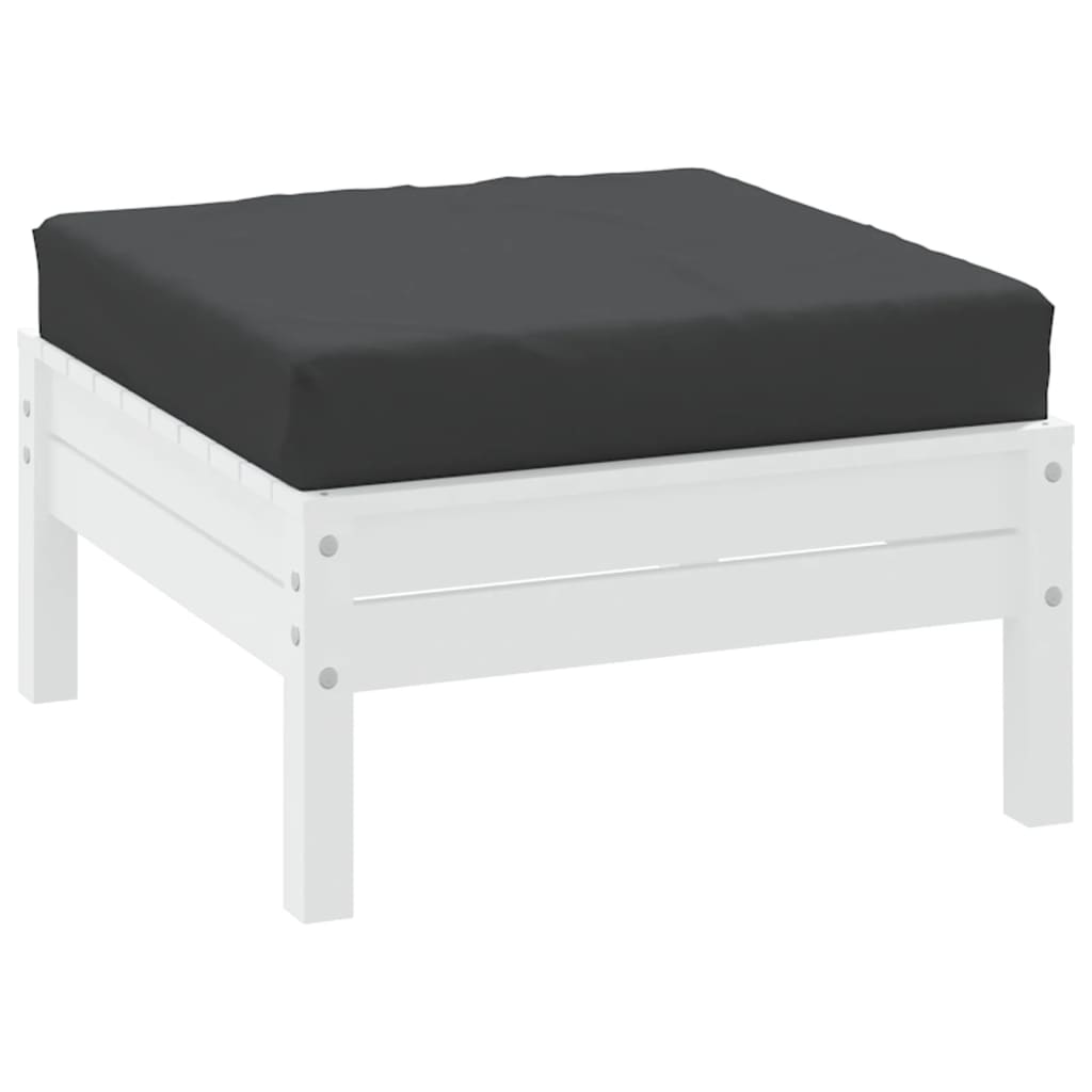 VidaXL Palettenkissen 60x60x6 cm Oxford-Stoff schwarz