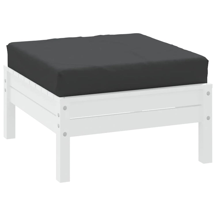 VidaXL Palettenkissen 60x60x6 cm Oxford-Stoff schwarz