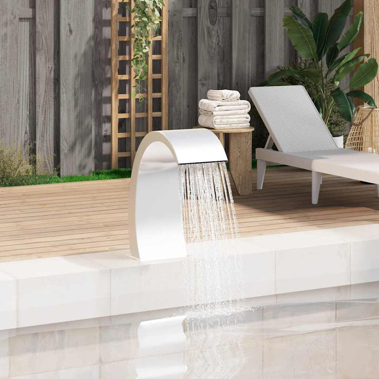 Vidaxl Swimmingpool Brunnen 22x60x70 cm Edelstahl 304