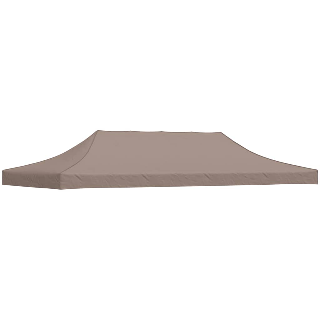 Vidaxl -Party -Zeltdach 270 g m² 6x3 m Taupe