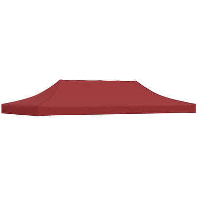 Vidaxl Party Zeltdach 270 g m² 6x3 m Bordeaux rot