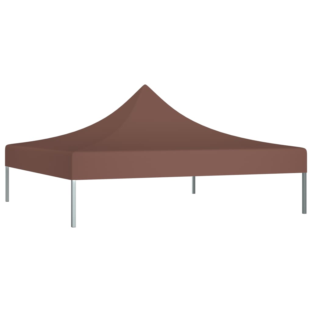 Vidaxl -Party -Zeltdach 270 g m² 2x2 m braun