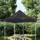 Vidaxl Party Zeltdach 270 g m² 2x2 M schwarz