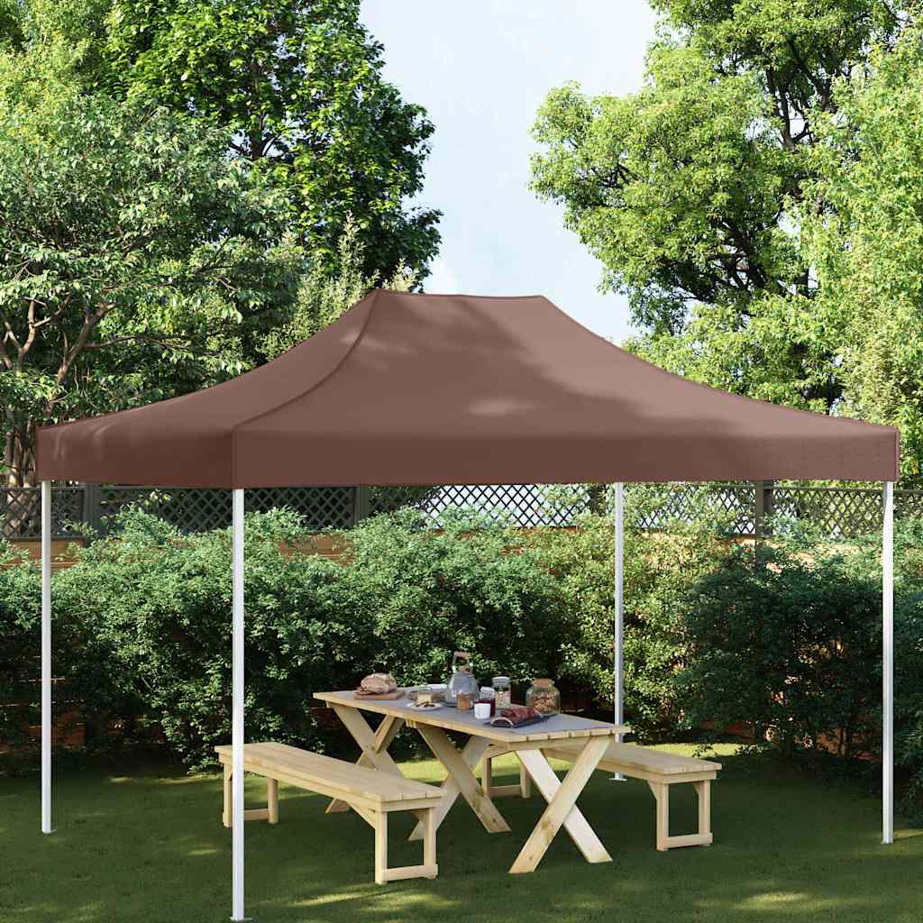 Vidaxl -Party -Zeltdach 270 g m² 4x3 m braun