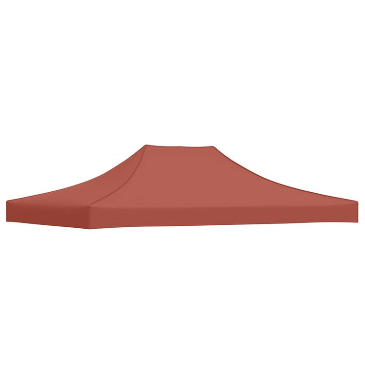 VIDAXL -Party -Zeltdach 270 g m² 4,5 x 3 m Terrakotta -ausgelöst