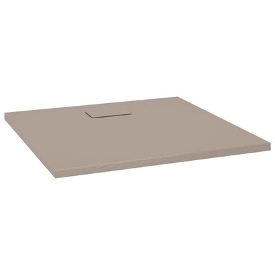 Vidaxl Duschschale 90x80 cm SMC Brown
