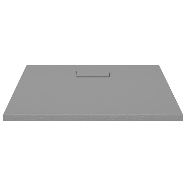 Vidaxl Duschschale 80x80 cm SMC Grau