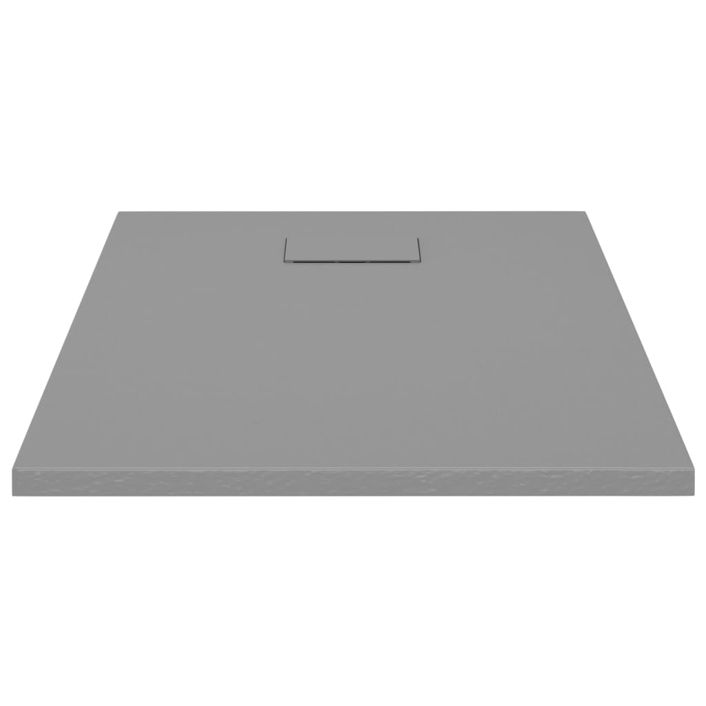 Vidaxl Duschschale 90x70 cm SMC Grau