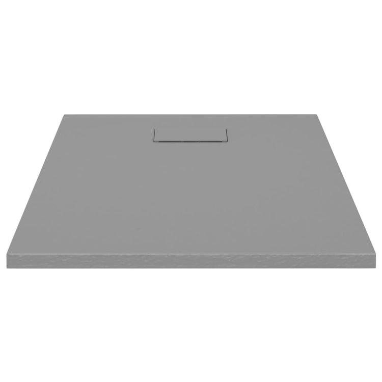 Vidaxl Duschschale 90x70 cm SMC Grau