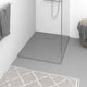 Vidaxl Duschschale 90x70 cm SMC Grau
