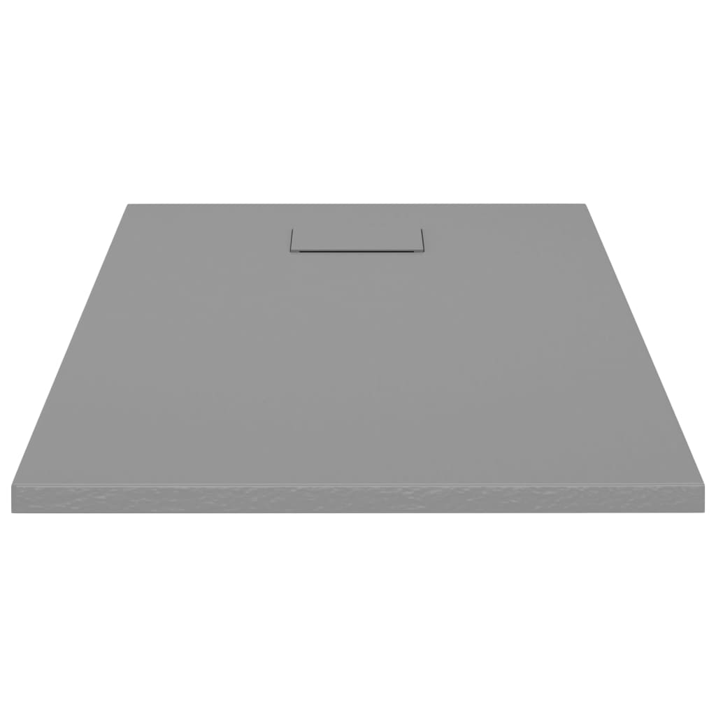 Vidaxl Duschschale 100x70 cm SMC Grau