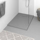 Vidaxl Duschschale 100x70 cm SMC Grau