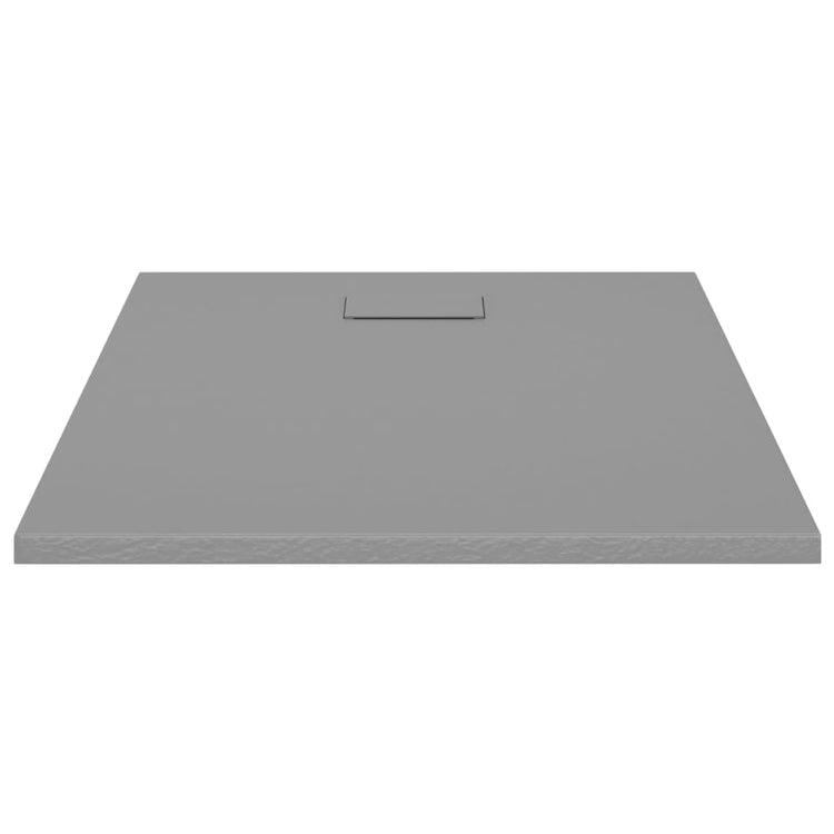Vidaxl Duschschale 100x80 cm SMC Grau