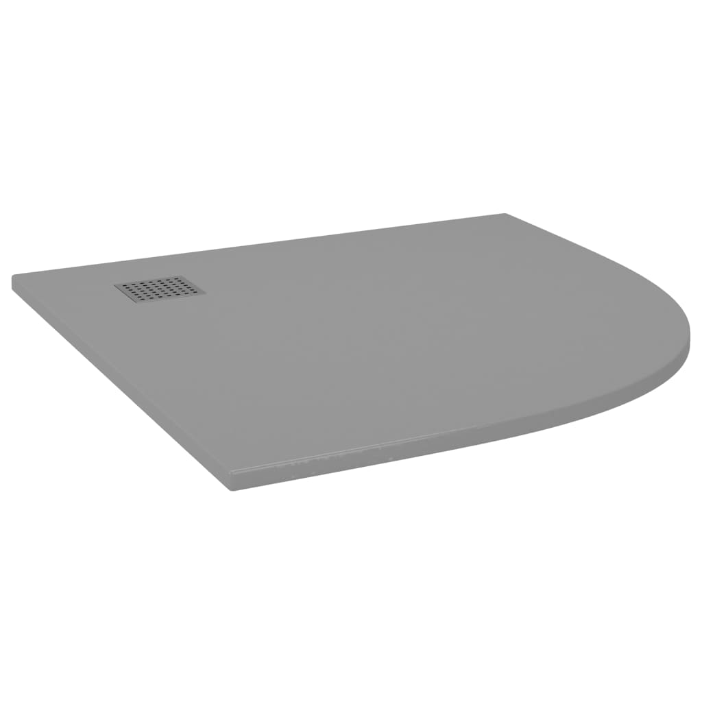 Vidaxl Duschschale 90x90 cm SMC Grau