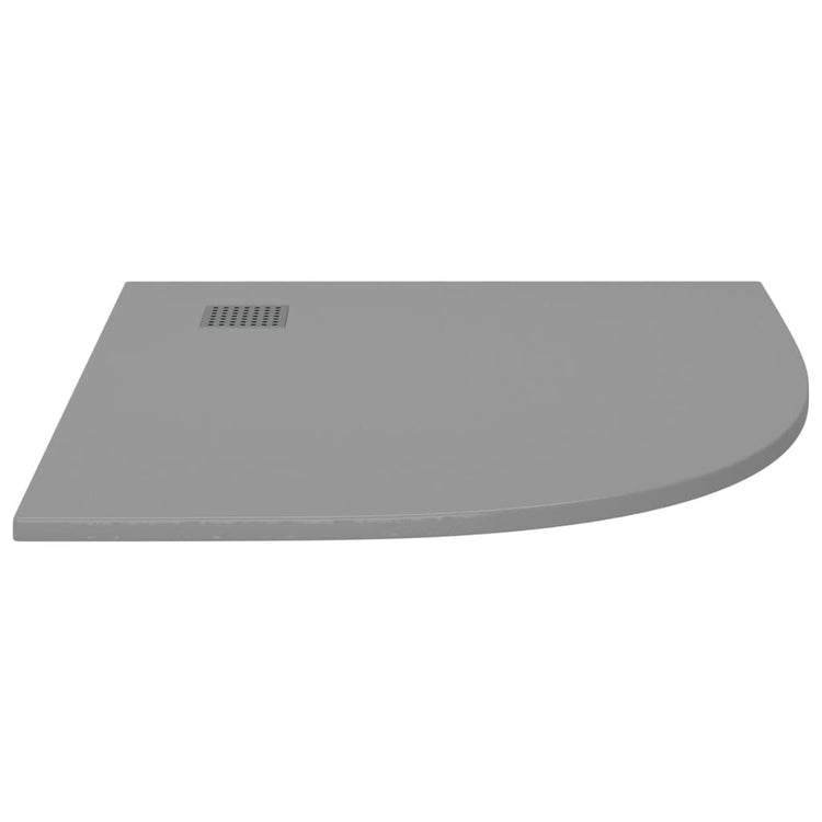 Vidaxl Duschschale 90x90 cm SMC Grau