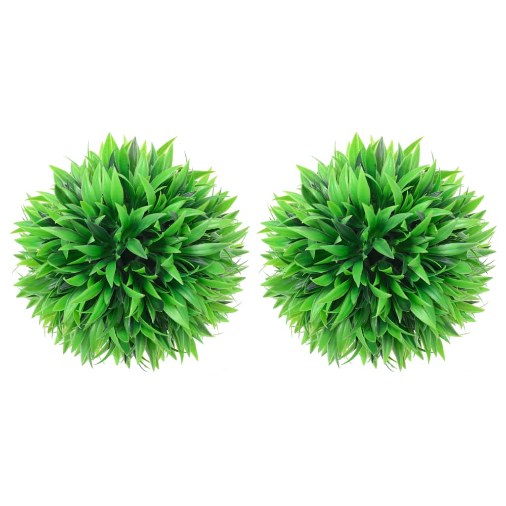 VIDAXL KUNSTBUXUS BUBS 2 PCS 20 cm